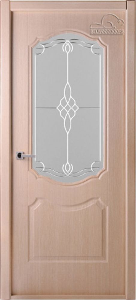 Дверь Перфекта / Цвет Клен серебристый / Мателюкс белый витраж / Двери Belwooddoors Дверь Перфекта / Цвет Клен серебристый / Мателюкс белый витраж / Двери Belwooddoors