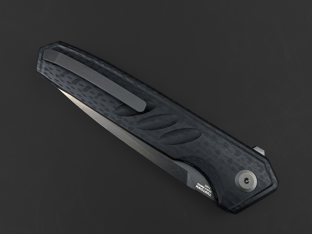 Складной нож Hrebet-B [T10S PVD Carbon G10]