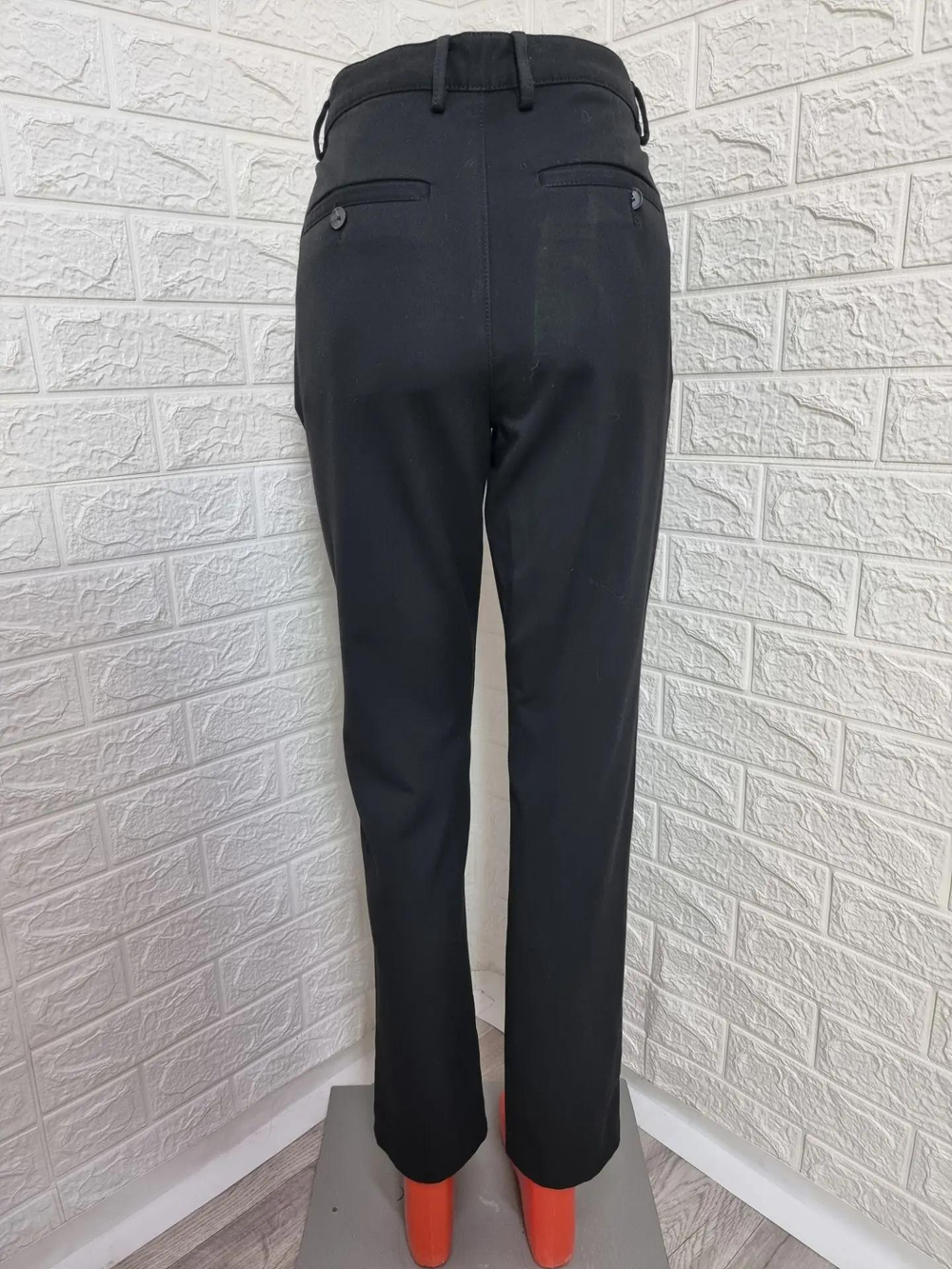 Брюки женские Zara, чёрные, зауженные со стрелками, размер 44