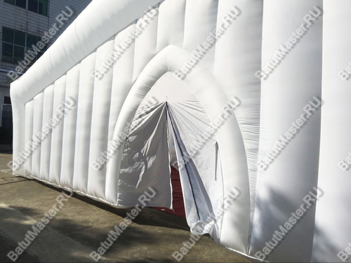 Большой надувной шатёр для мероприятий «Белая часовня», 20×15×7,5 м