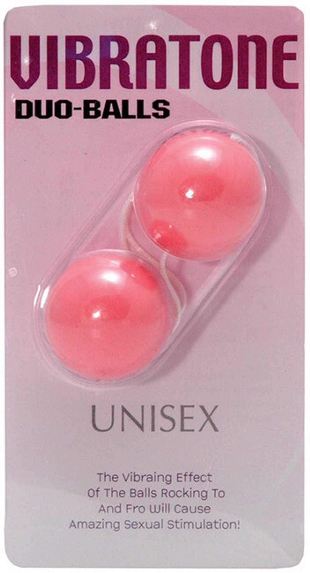 Вагинальные шарики Vibrotone Duo Balls (розовый) (Цвет: розовый)