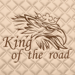 Ковры SCANIA 5 серии R (механика) (экокожа, бежевый, бежевый кант, коричневая вышивка)