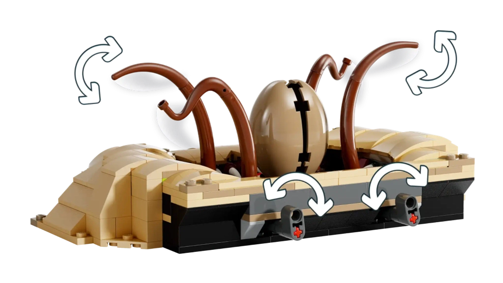 Конструктор LEGO Star Wars 75396 Пустынный Скиф и яма Сарлакка