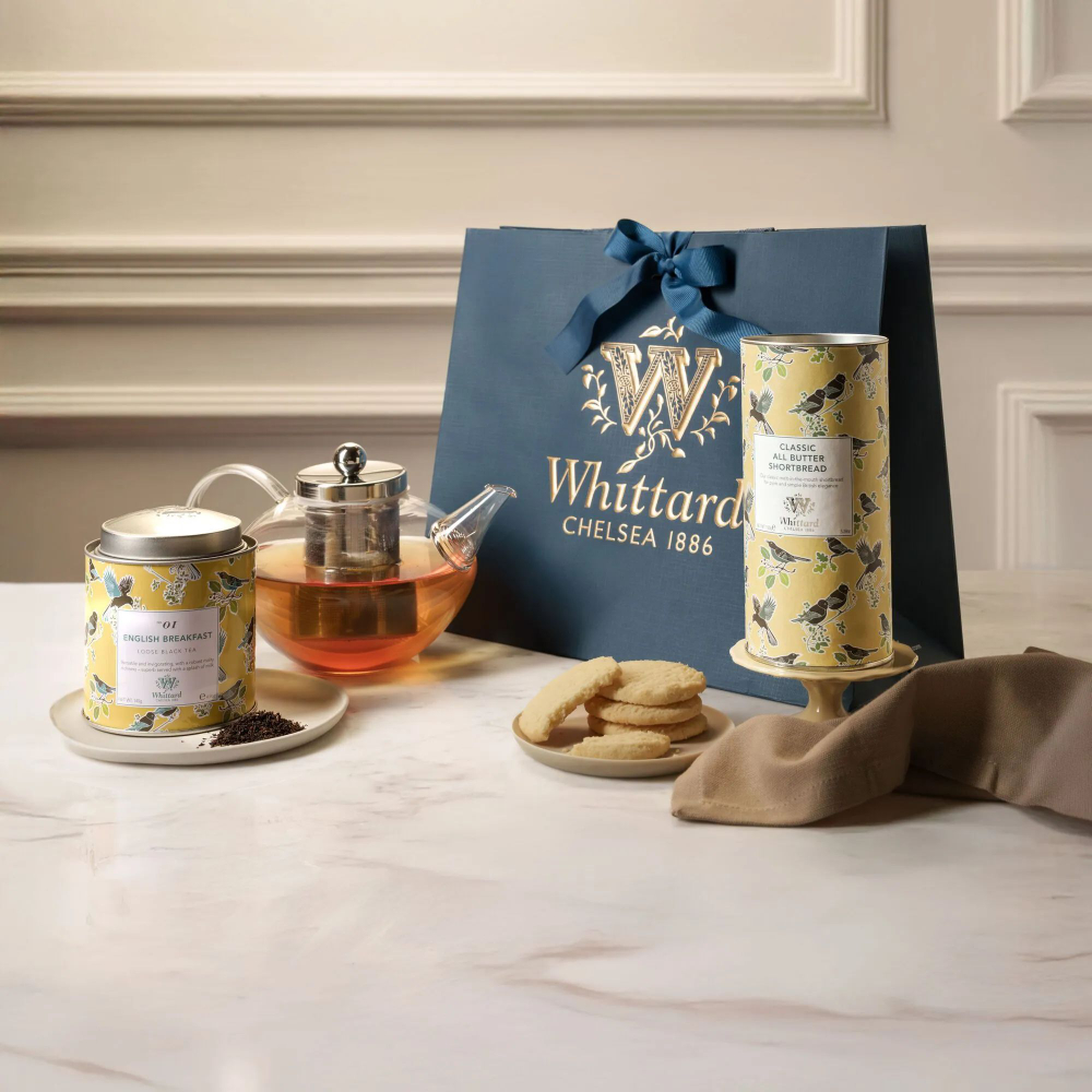 Whittard of Chelsea 1886 Листовой чай с печеньем The Teatime Collection