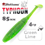 Виброхвост Mottomo Typhoon (85мм, 4гр), 6шт/уп