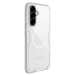 Прозрачный чехол от Nillkin для Samsung Galaxy A56 5G, c встроенным круглым магнитом, серия Nature TPU Pro Magnetic Case