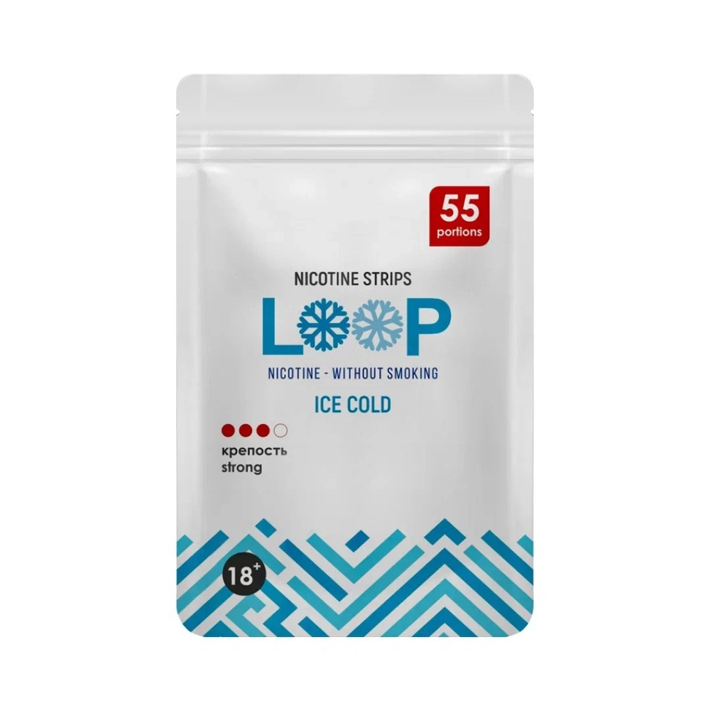 LOOP ICE COLD НИКОТИНОВЫЕ ПЛАСТИНКИ (12 МГ) - ЛЕДЯНАЯ МЯТА