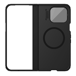 Чехол с MagSafe на смартфона Google Pixel 11 Pro Fold, серия Super Frosted Shield Prop Magnetic (версия с прозрачной откидной крышкой объектива) от Nillkin