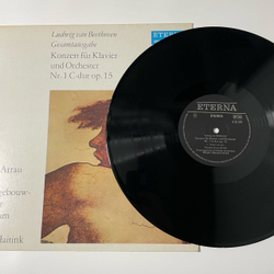 Винтажная виниловая пластинка LP Ludwig van Beethoven Бетховен, Konzert F r Klavier Und Orchester Nr. 1 C dur Op. 15 (ГДР 1978)
