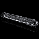 Прозрачный двусторонний фаллоимитатор для двойного проникновения "Flawless Clear Double Dildo 12''", Lovetoy