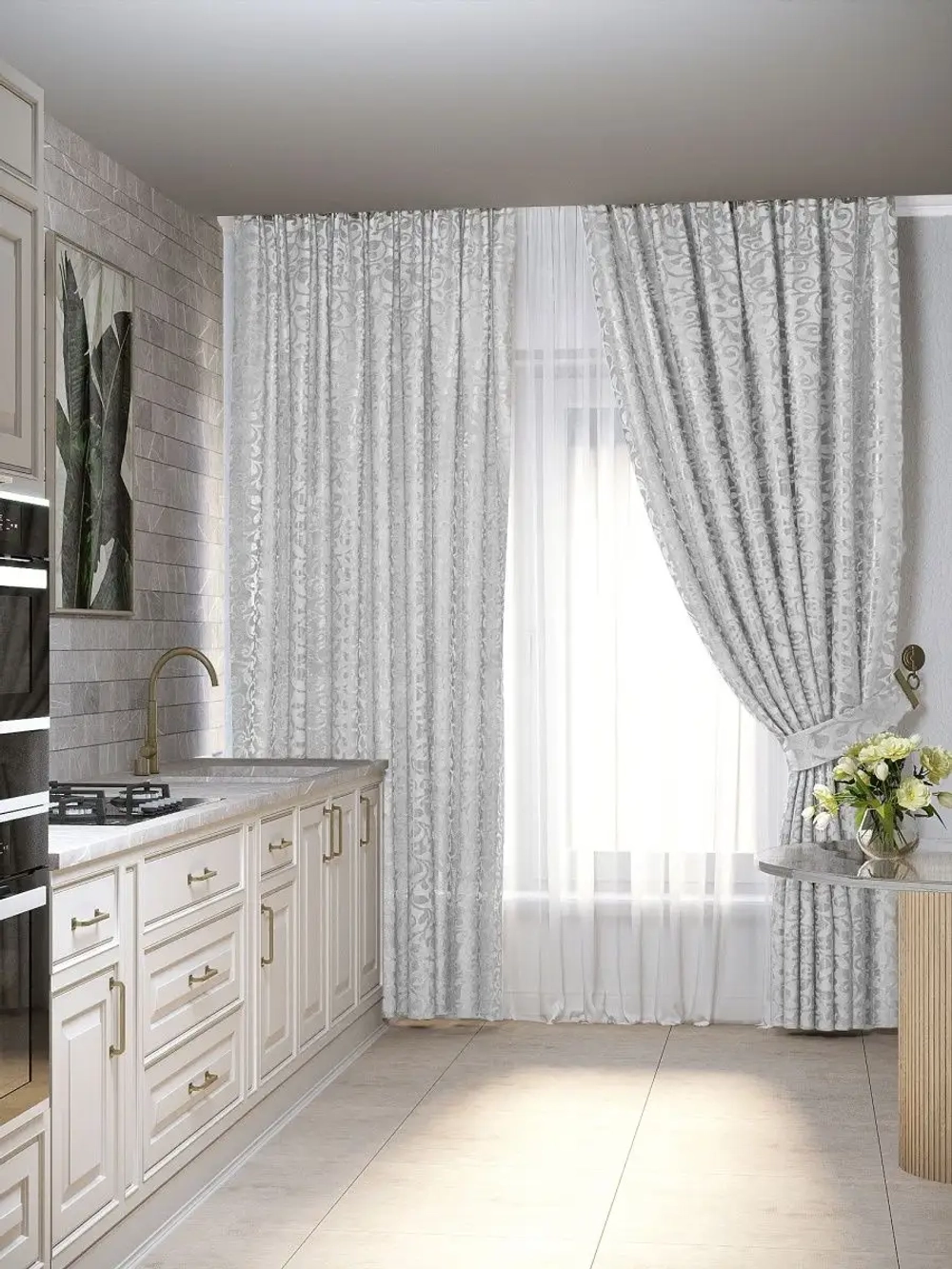 Комплект штор Барселона MSD712-4 1,40м*2,50м