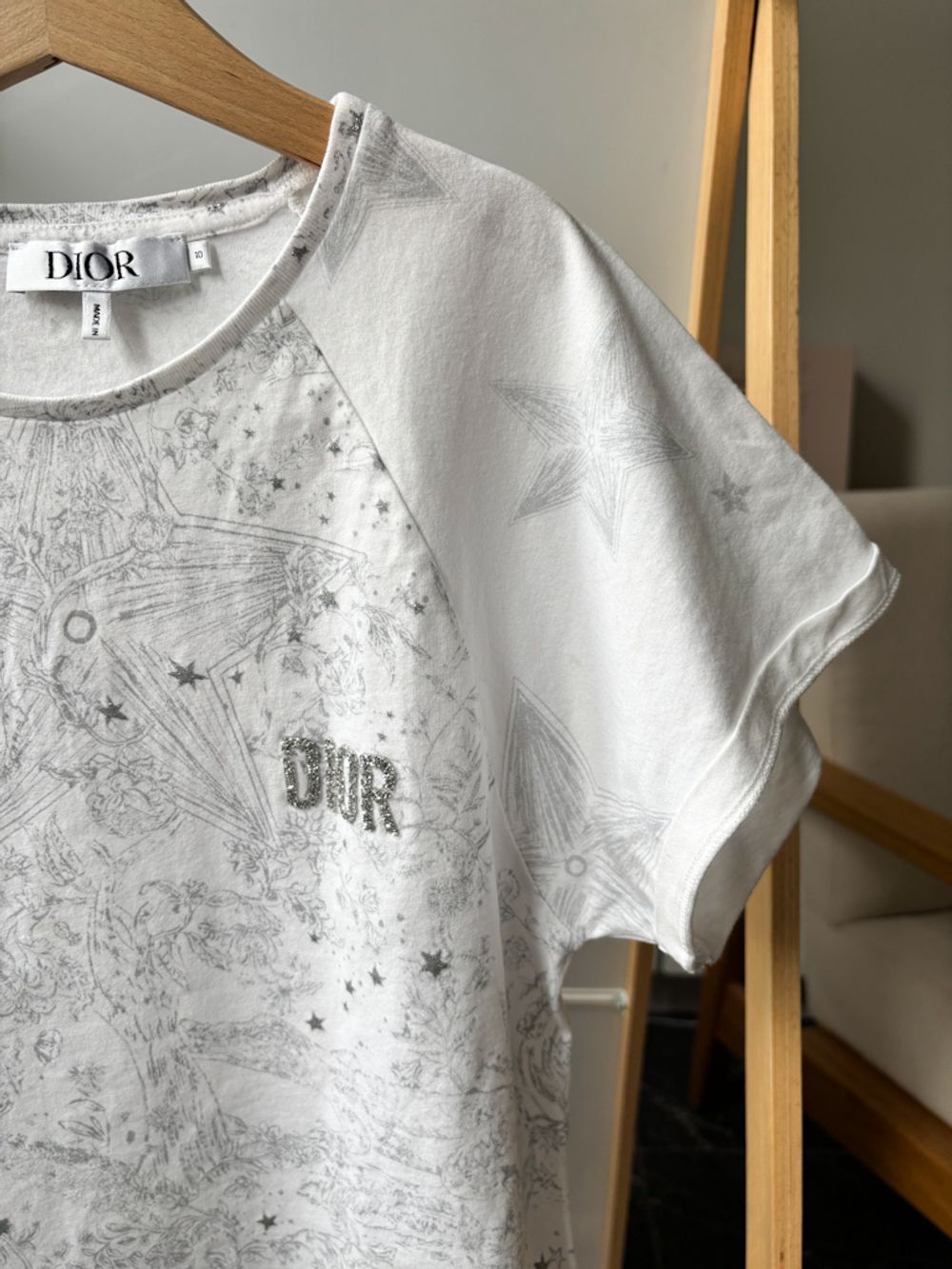 Хлопковая футболка Dior , 140