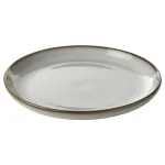 Тарелка IKEA GLADELIG (ГЛАДЕЛИГ), Серый, 20 см