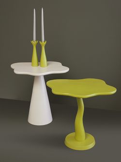 Столик приставной Fluid, 56х49 см, лайм