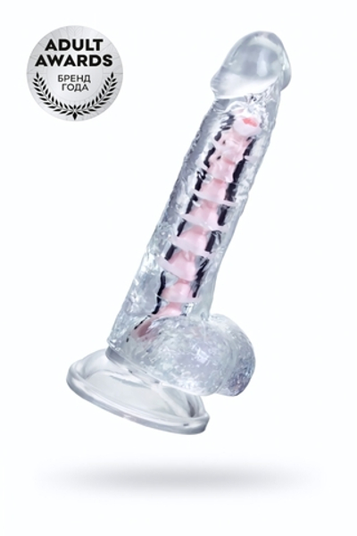 Гибкий фаллоимитатор A-Toys Parret прозрачный 18 см