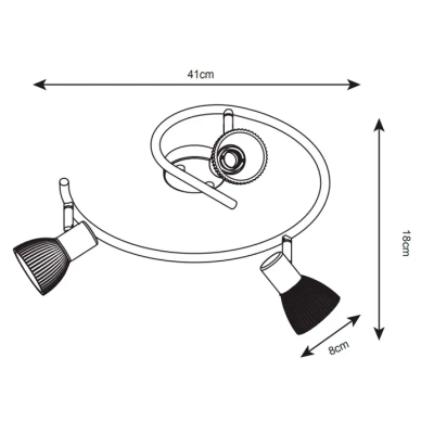 Спот Arte Lamp PARRY A5062PL-3AB, 3хE14