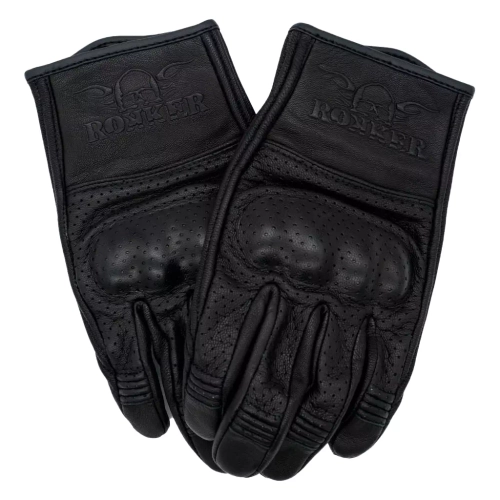 Перчатки кожаные Tucson Perforated Black Rokket