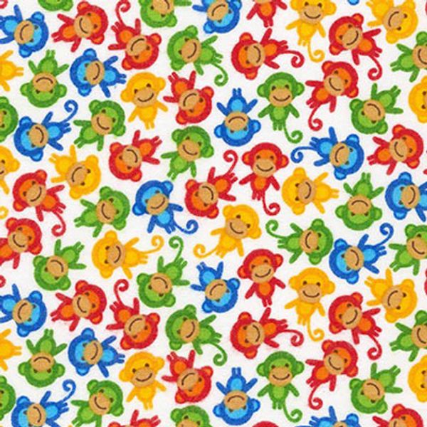 Ткань для пэчворка Peppy Urban Zoologie Minis Flannel 50х55 см, 176±5 г/м², AAKF-15311-286 WILD