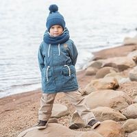 Парка демисезонная на меху "Джинс"