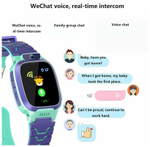 Детские умные смарт-часы Smart Baby Watch Y79 2G, с поддержкой GPS, HD камера, SIM card (Зеленый)