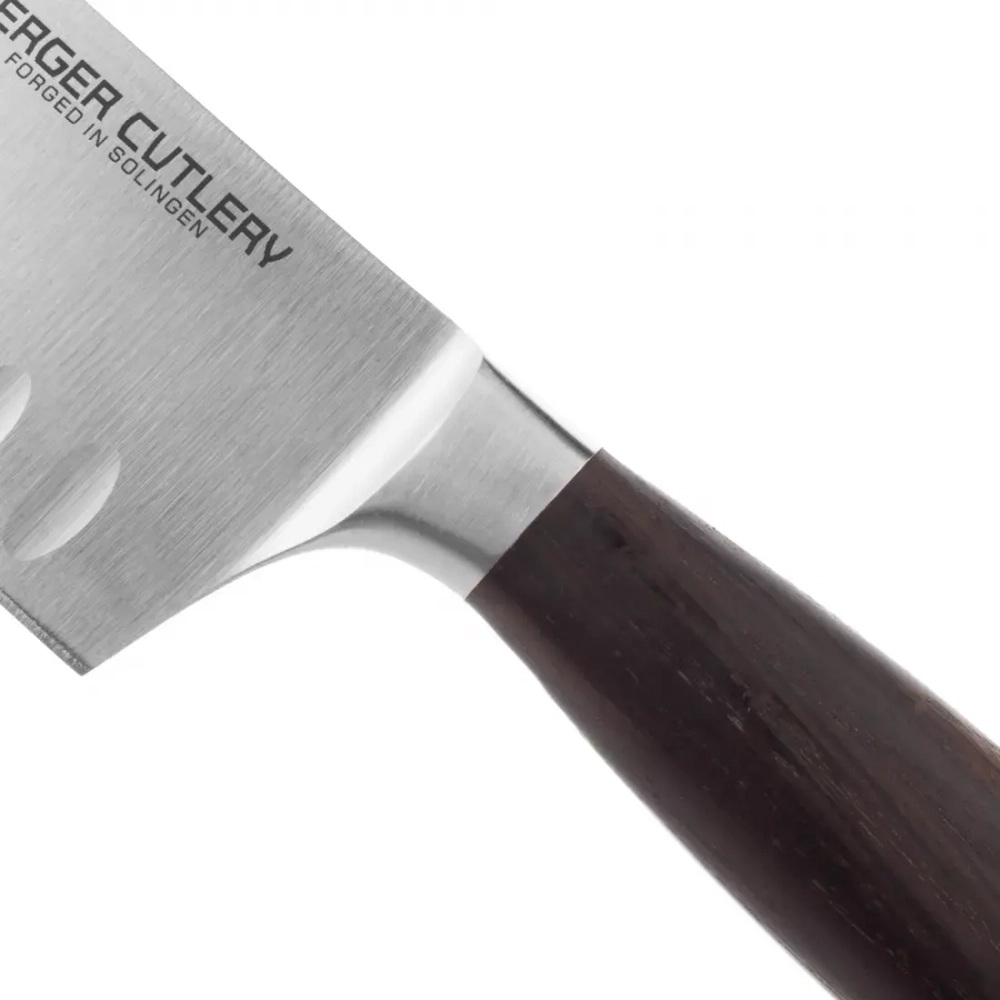 Нож поварской Сантоку 16см Berger Cutlery Ergo Line Smoked Oak