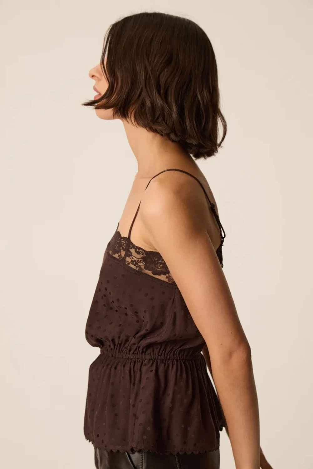 Топ Des Petits Hauts Evyna коричневый