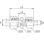 Соединение PR DS16 DS12 нерж. CAST