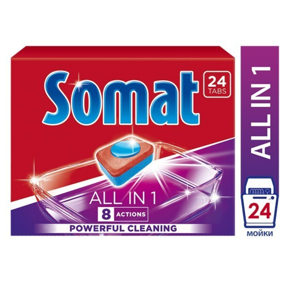 Дефект упаковки. Таблетки для ПММ SOMAT All in 1 - 24 табс