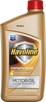 HAVOLINE SYNTHETIC BLEND 5W-20 моторное масло для бензиновых двигателей Chevron (1 литр)