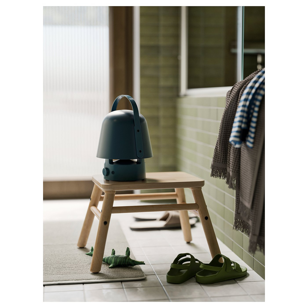 IKEA VAPPEBY  (ИКЕА ВАППЕБЙ)  -  Лампа с bluetooth-динамиком - для улицы/синий