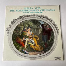 Винтажная виниловая пластинка LP Helen Vita, Die Allerfrechsten Chansons Aus Dem Alten Frankreich (Германия 1970)