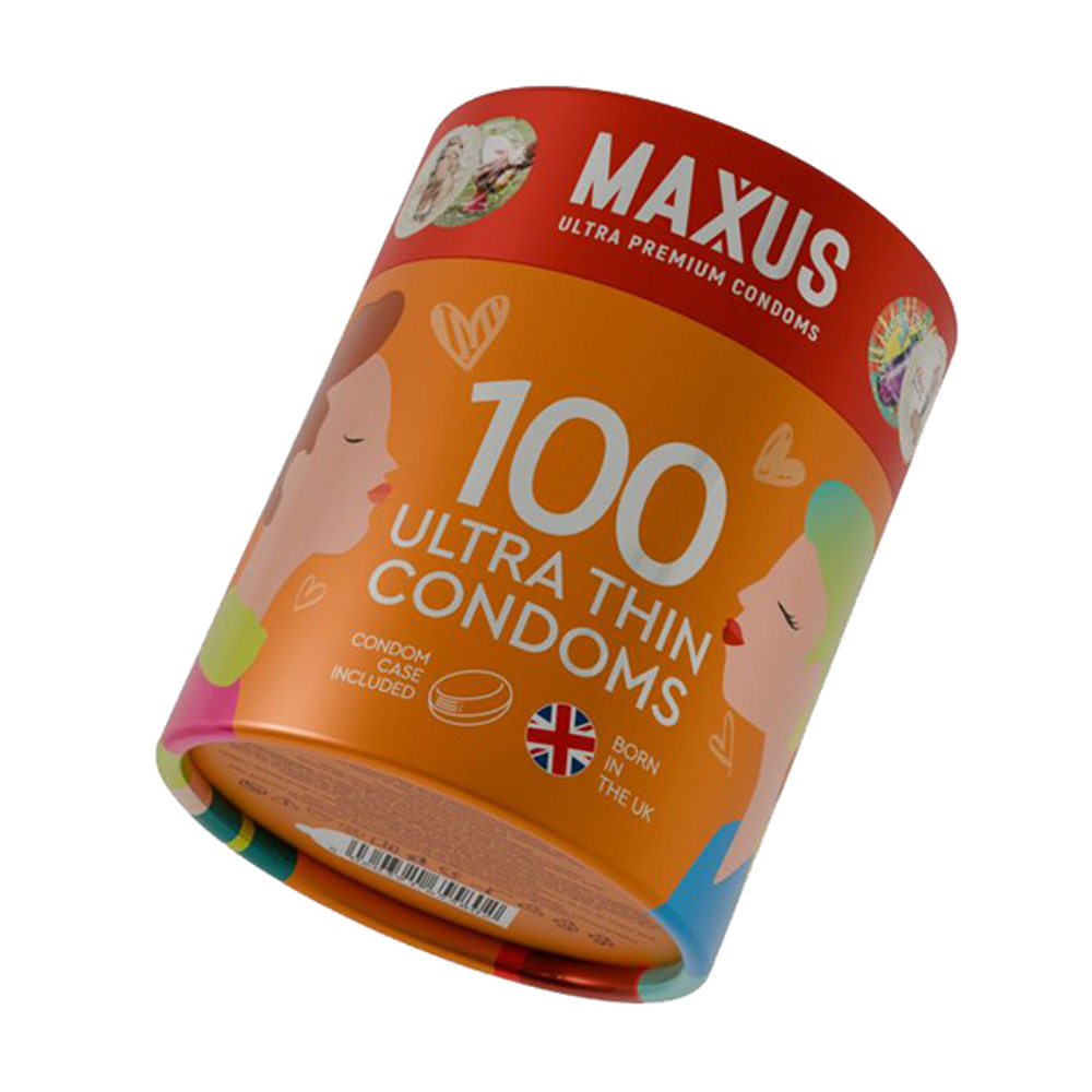 Ультратонкие презервативы Maxus Ultra Thin 100шт