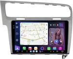 Магнитола для Volkswagen Golf 7 2012-2020 (рамка серебро) - FarCar S500-TS20 монитор 10.36" 2K QLED на Android 14, Быстрейшая, CarPlay, 4G SIM-слот