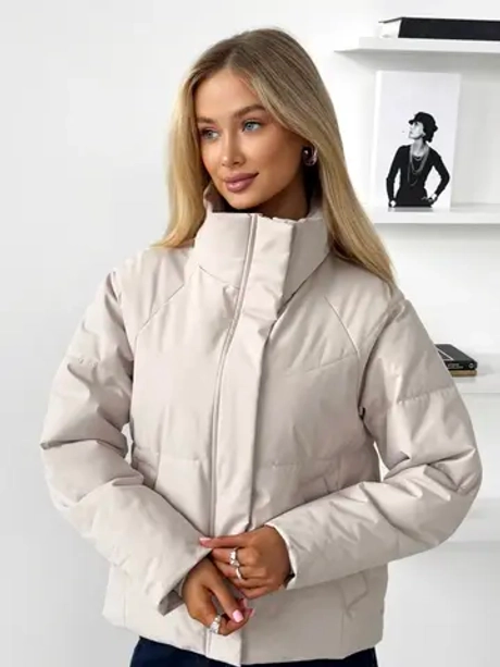 Куртка осенняя короткая без капюшона