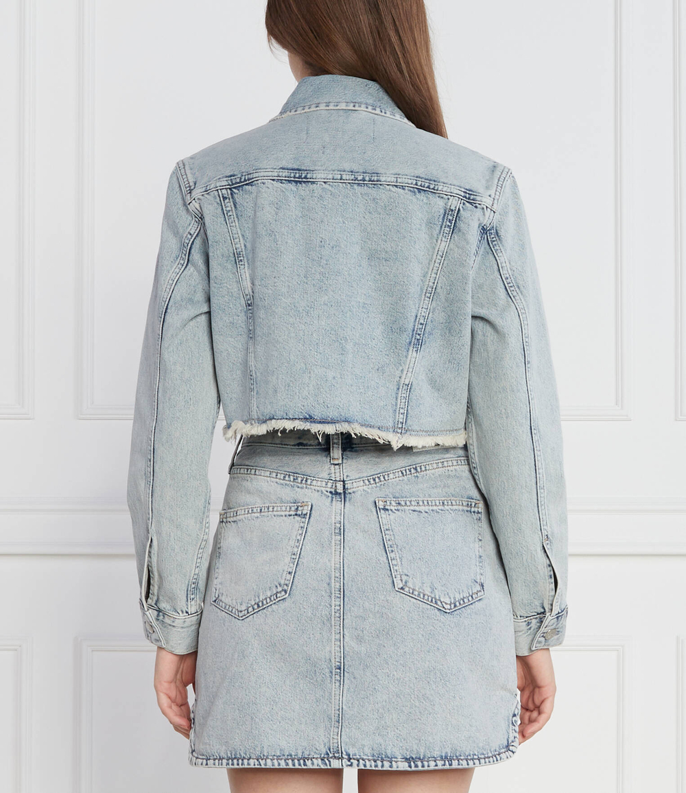 Джинсовая куртка CALVIN KLEIN JEANS - голубой(J20J221259)