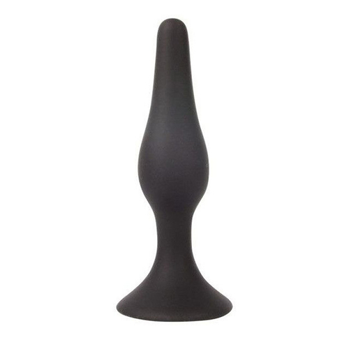Чёрная анальная пробка 9,5см Bior Toys Sex Expert SEM-55040
