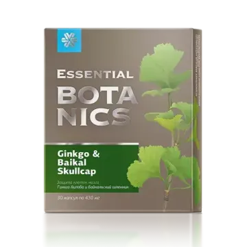 Гинкго билоба и байкальский шлемник Essential Botanics