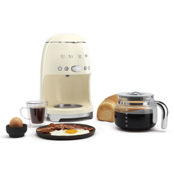 Кофеварка капельная Smeg Стиль 50-х годов кремовая