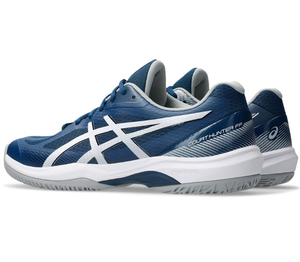 Мужские кроссовки для бадминтона/сквоша Asics Court Hunter FF — mako blue/gravel