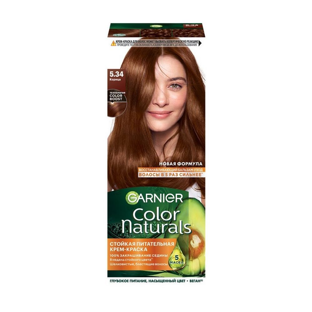 Краска Гарниер Color Naturals 5.34 Корица