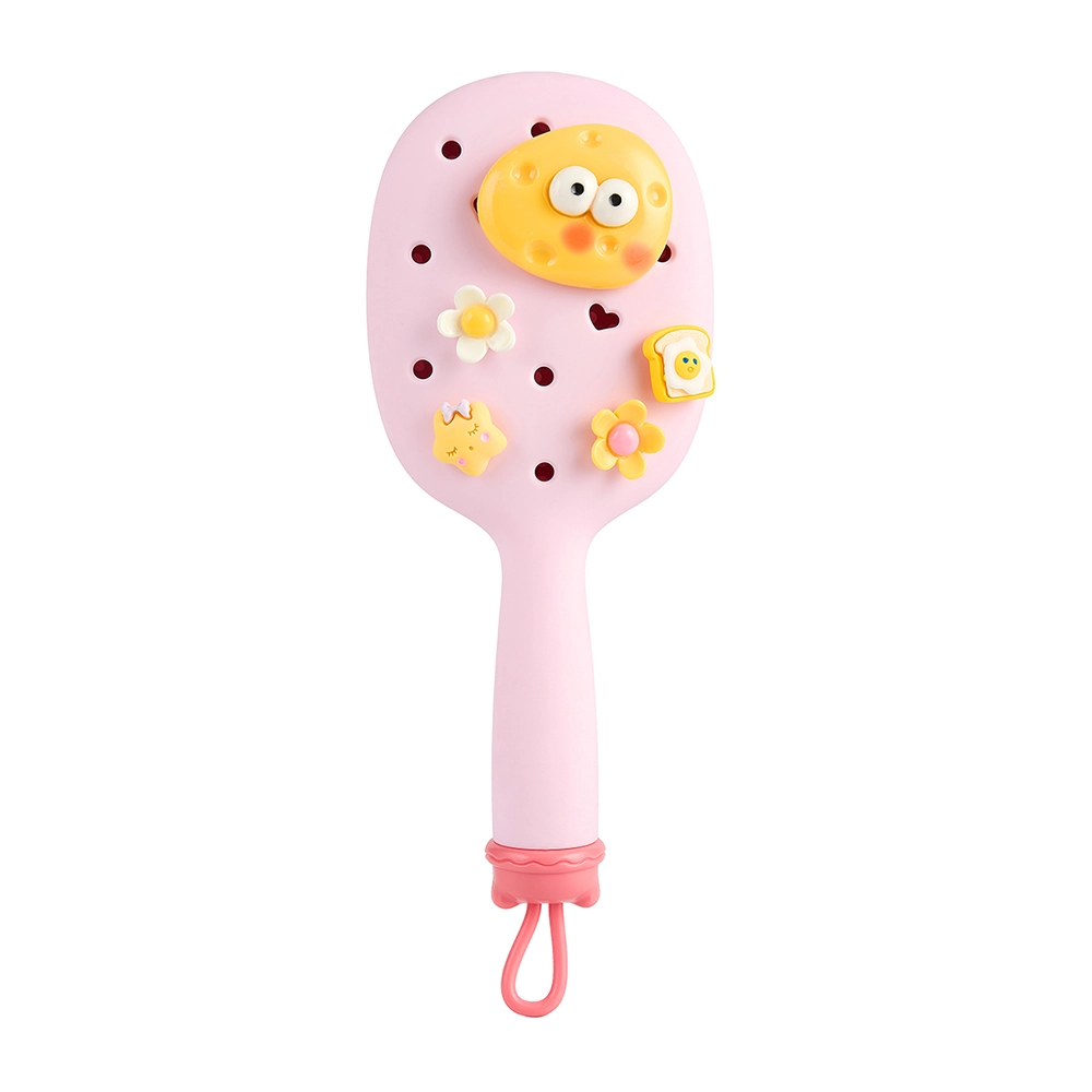 Расческа Solomeya Croks Massage Hair Brush Pink