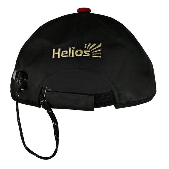 Бейсболка Helios цв.черный/красный б/р