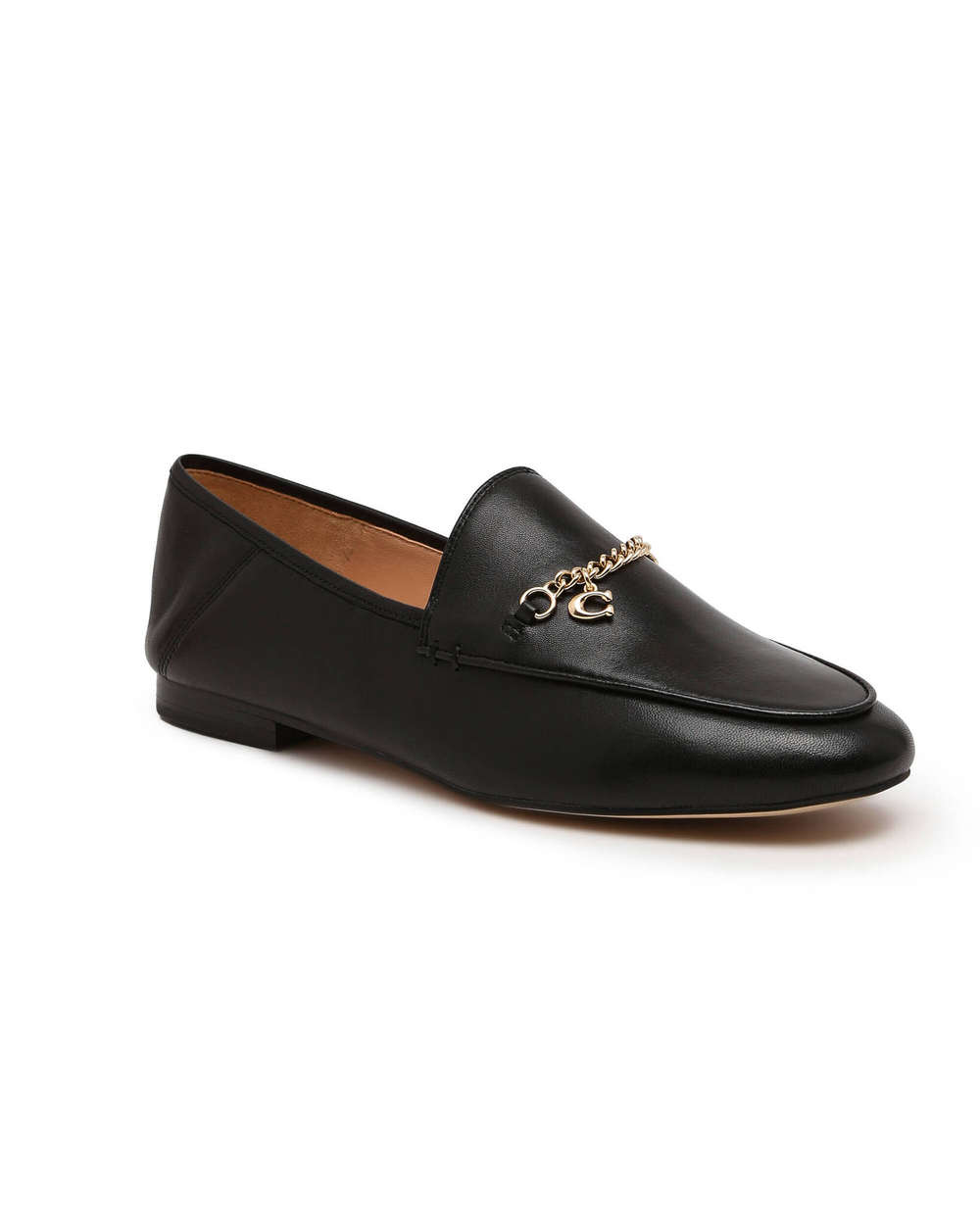 Кожаные мокасины hanna loafer Coach - черный(CB989)