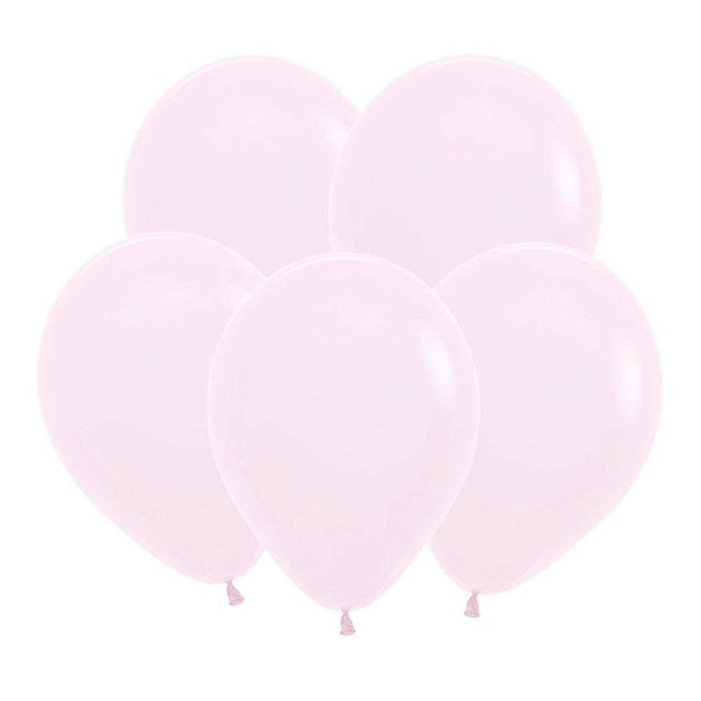 S 18" Матовый Пастель Нежно-розовый / Pink / 5 шт. S 18" Матовый Пастель Нежно-розовый / Pink / 5 шт.