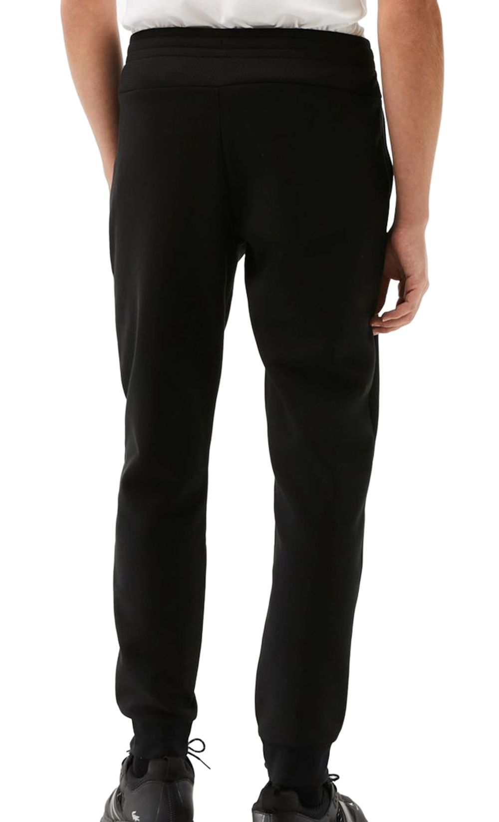 Мужские теннисные штаны Lacoste Mesh Panels Tracksuit Pants - black