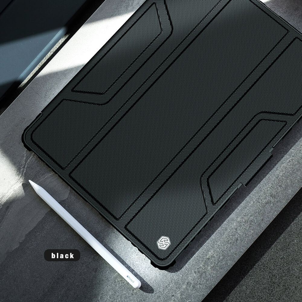 Противоударный чехол BUMPER NILLKIN LEATHER CASE PRO c защитой камеры для Apple iPad 10.2 (2019/2020/2021)
