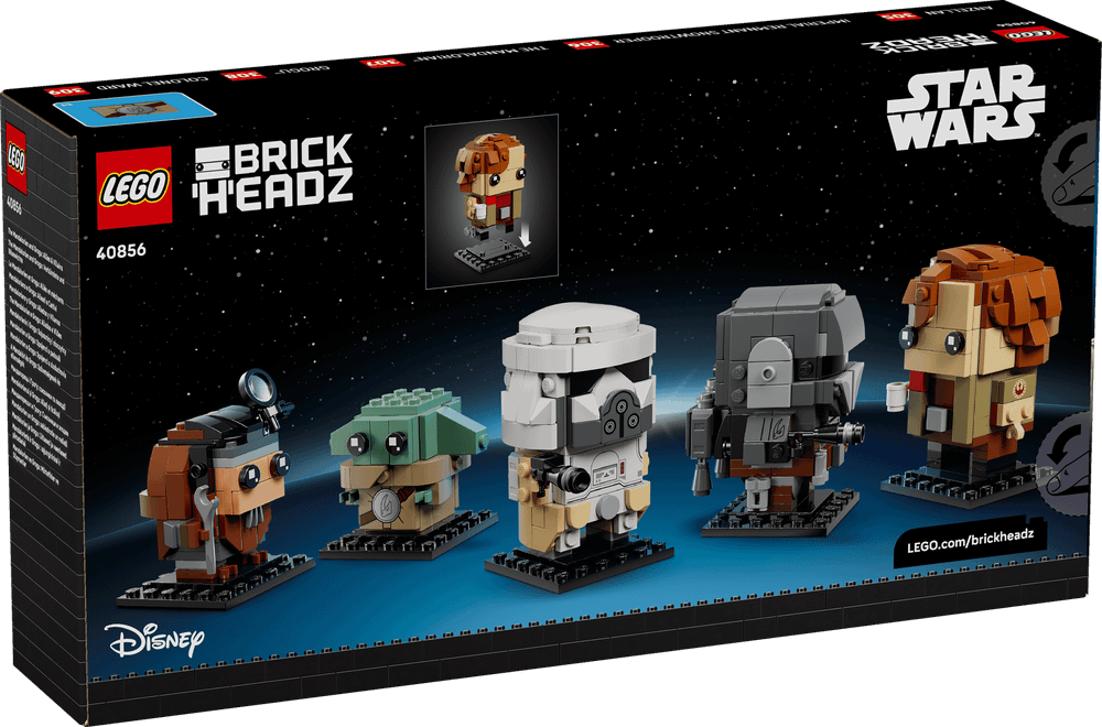Конструктор LEGO BrickHeadz 40856 The Mandalorian and Grogu: Allies & Villains