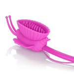Помпа клиторальная с вибрацией Advanced Butterfly Clitoral Pump (Цвет: розовый)
