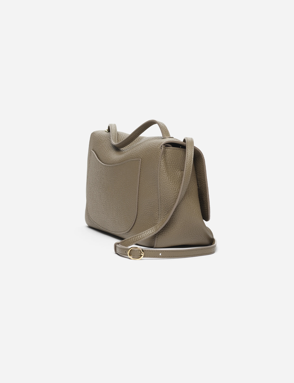 Сумка Chanel Maxi Flapbag Grained Calfskin & Gold-Tone Metal "Dark Khaki"