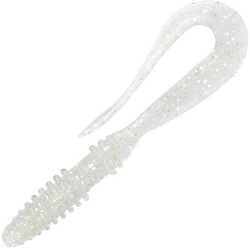 Приманка силиконовая Keitech Mad Wag 4.5" #370 Clear Silver Glow